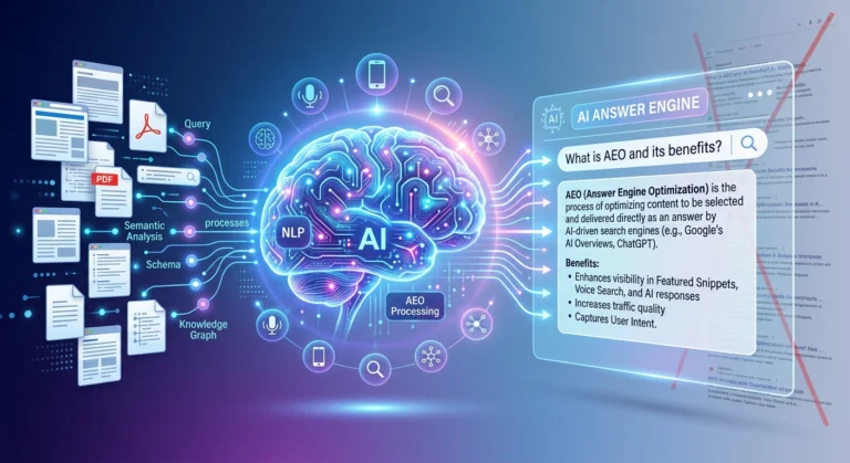 Firefly_Gemini Flash_Answer Engine Optimization (AEO)- Writing for AI Search, Not Just Google 653577