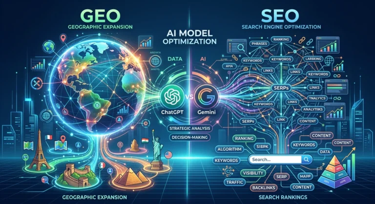 Firefly_Gemini Flash_GEO vs SEO- Do You Need a Different Strategy for ChatGPT and Gemini- 653577